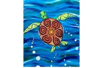 Paint Nite: Painted Sea Turtle (Ages 6+)